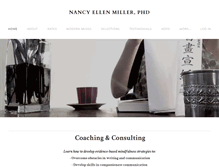 Tablet Screenshot of nancyellenmiller.com